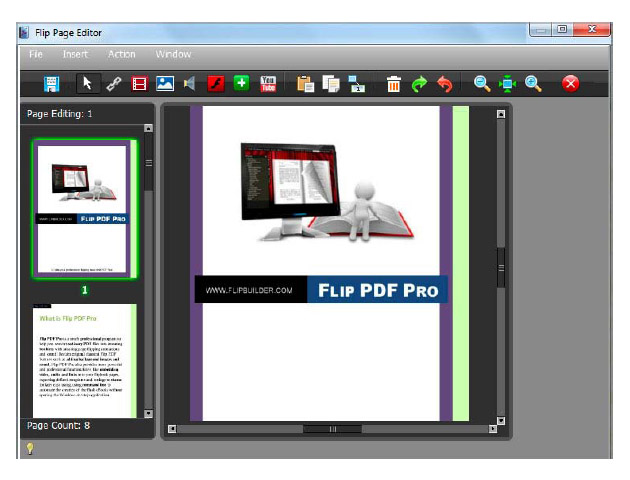 android pdf flip page app