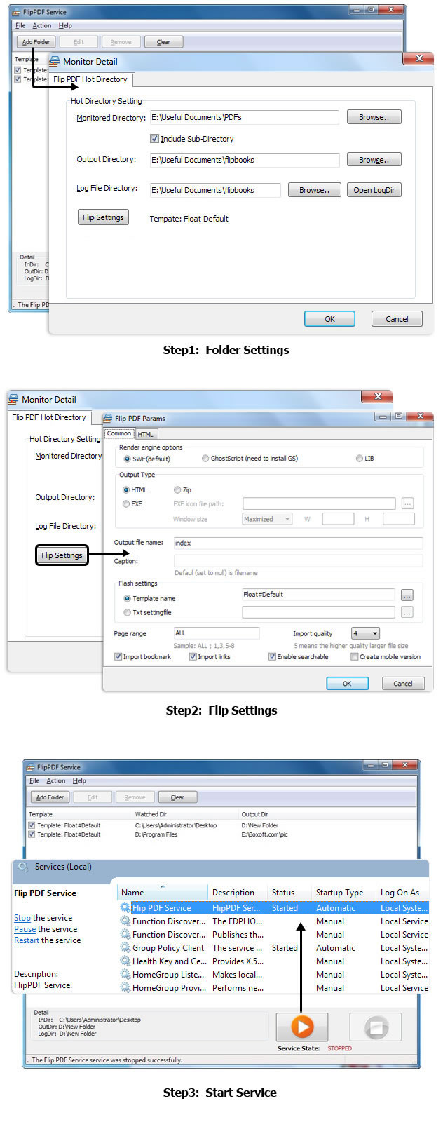 Flip PDF Service software