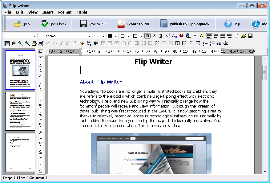 free pdf flip book maker
