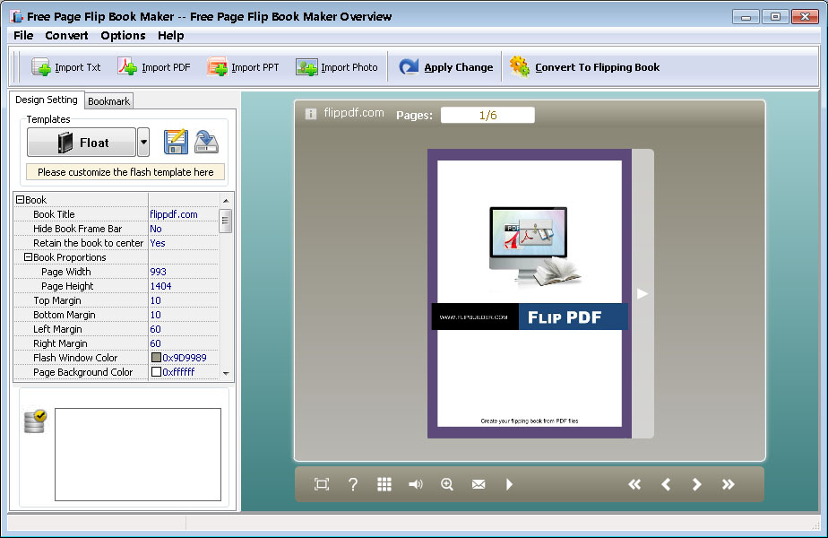 freeware flipbook software